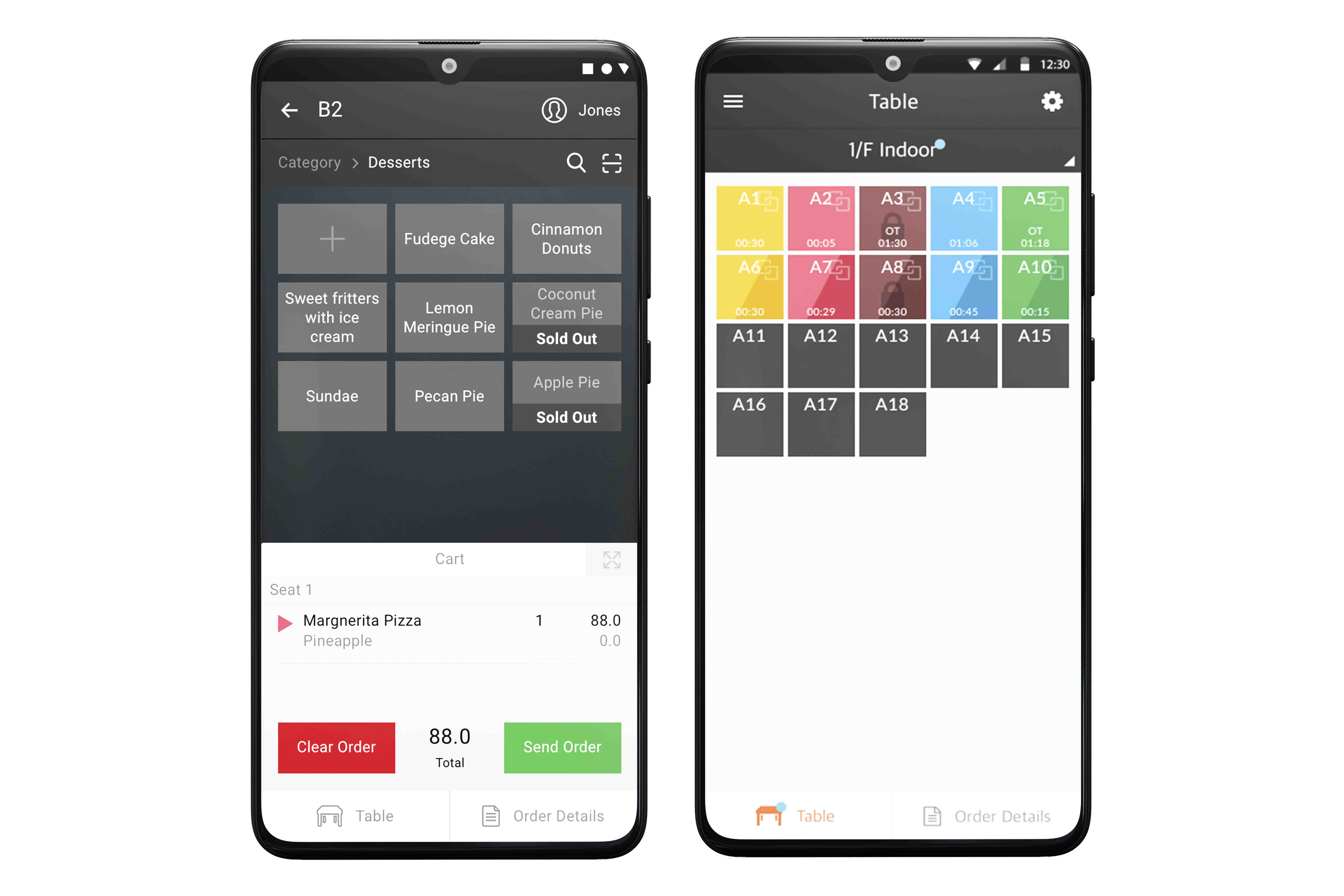 mPOS 手機點餐 相關模組展示圖